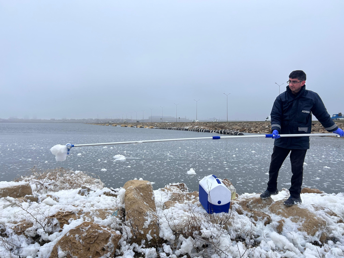 Что за пена покрыла озеро Беюкшор?