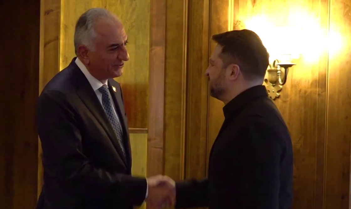Зеленский в Мюнхене встретился c Резой Пехлеви