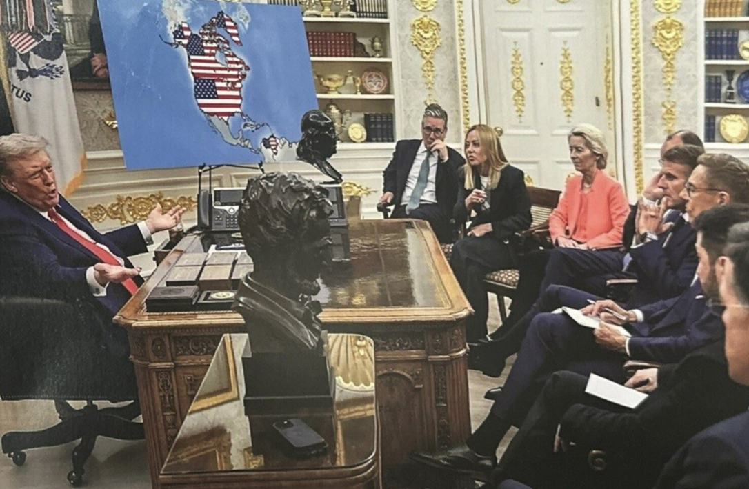 Трамп снова показал карту с «новыми территориями» США