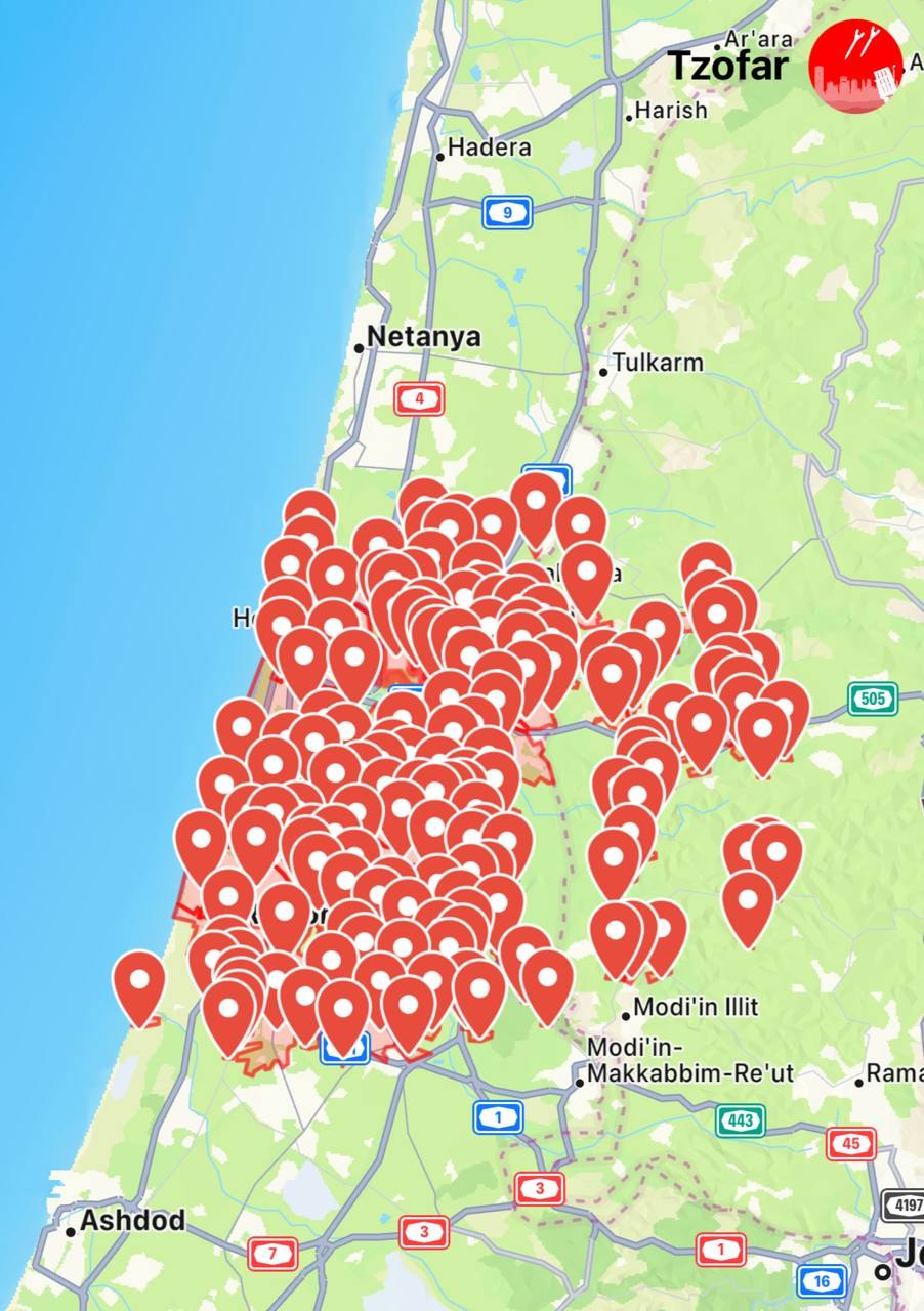 Иран выпустил по Израилю около 1,2 тыс. ракет