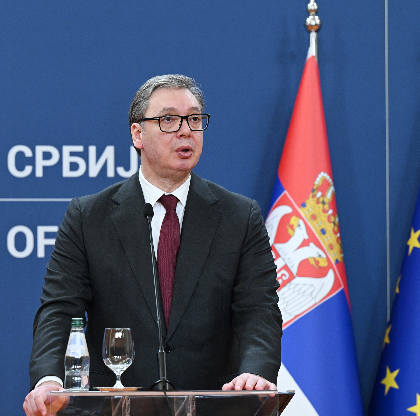 Алиев встретился с Вучичем, состоялся обмен документами между странами