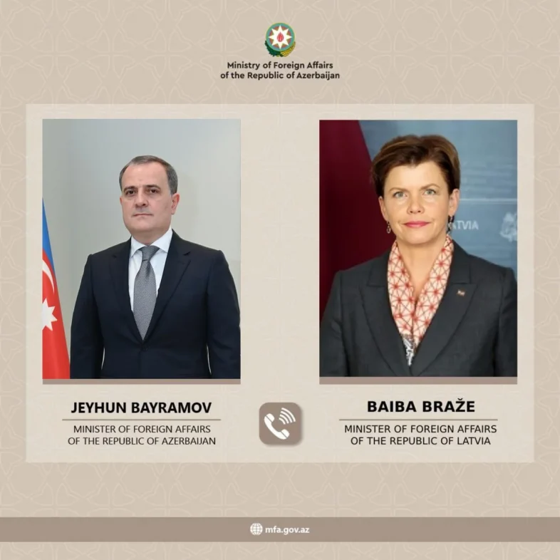 Байрамов обсудил с главой МИД Латвии эскалацию на Ближнем Востоке