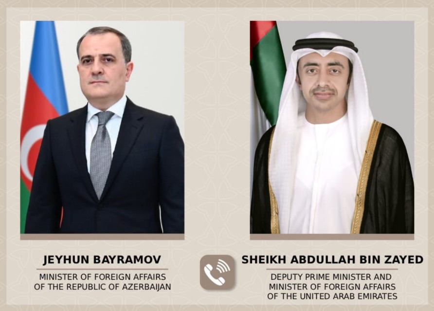 Азербайджан и ОАЭ коснулись соблюдения международного права в условиях военной напряжённости