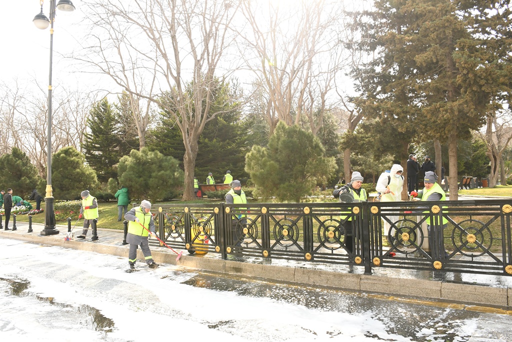 Масштабная уборка в преддверии праздника Новруз