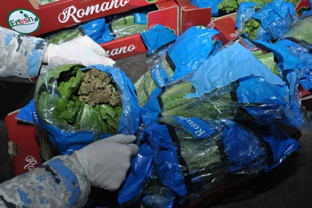 На таможенном посту "Билясувар" обнаружили капусту с иранским "сюрпризом"