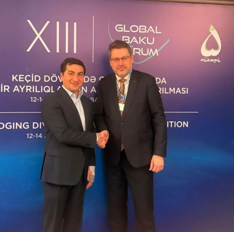 Хикмет Гаджиев обсудил TRIPP со специальным представителем ЕС