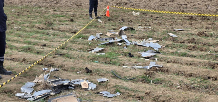 Момент взрыва иранского дрона около школы в Нахчыване попал на видео