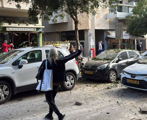 В центре Израиля зафиксирован необычный удар Ирана