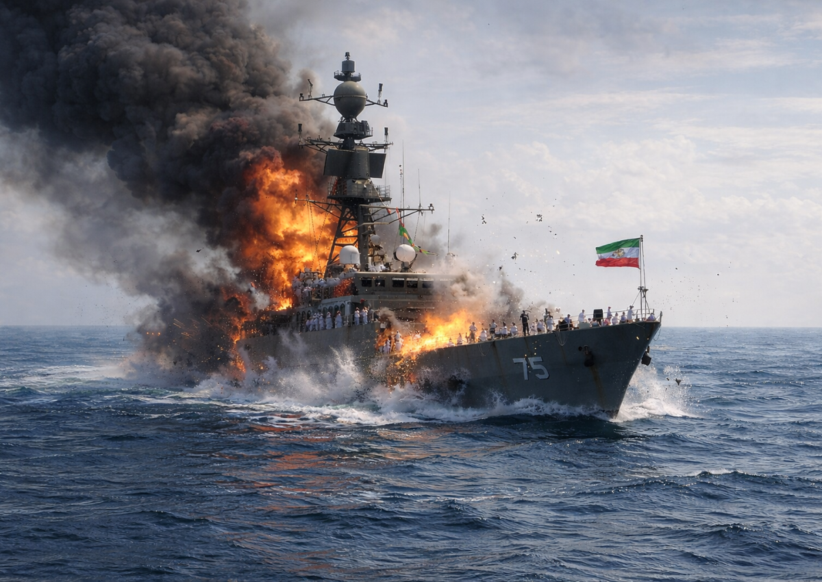 Найдено 87 тел погибших иранских моряков