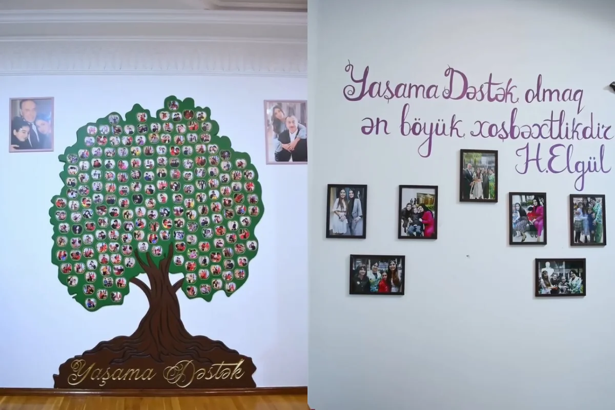 Лейла Алиева, Арзу Алиева и Алёна Алиева посетили Центр поддержки жизни