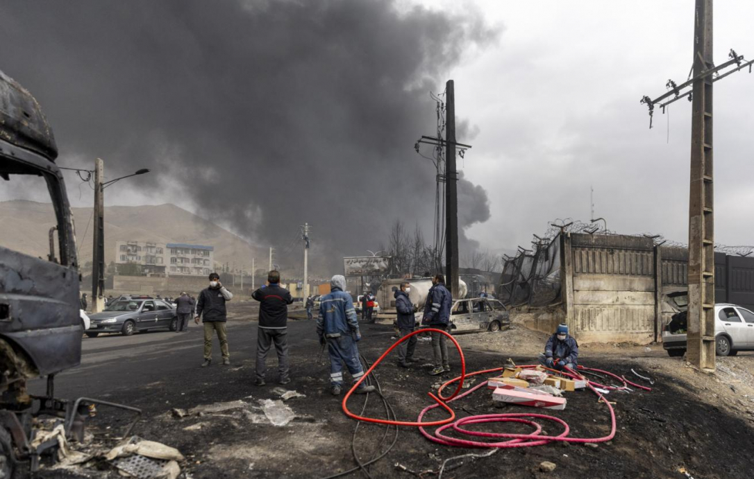 Центр Тегерана под ударами Израиля и США