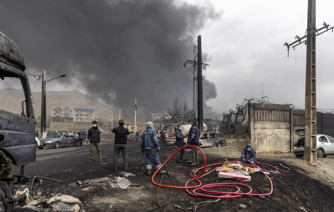 Центр Тегерана под ударами Израиля и США