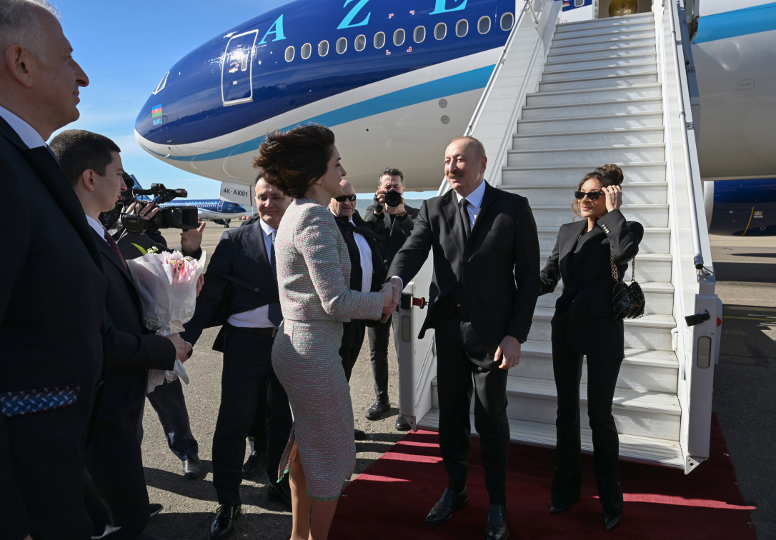 Ильхам Алиев прибыл в Грузию