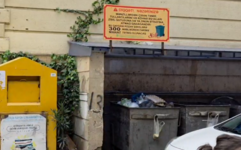 За выброс этих вещей в мусор грозит штраф в 300 манатов