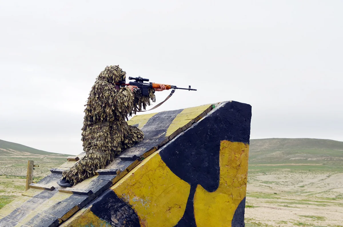 В азербайджанской армии прошли соревнования снайперов