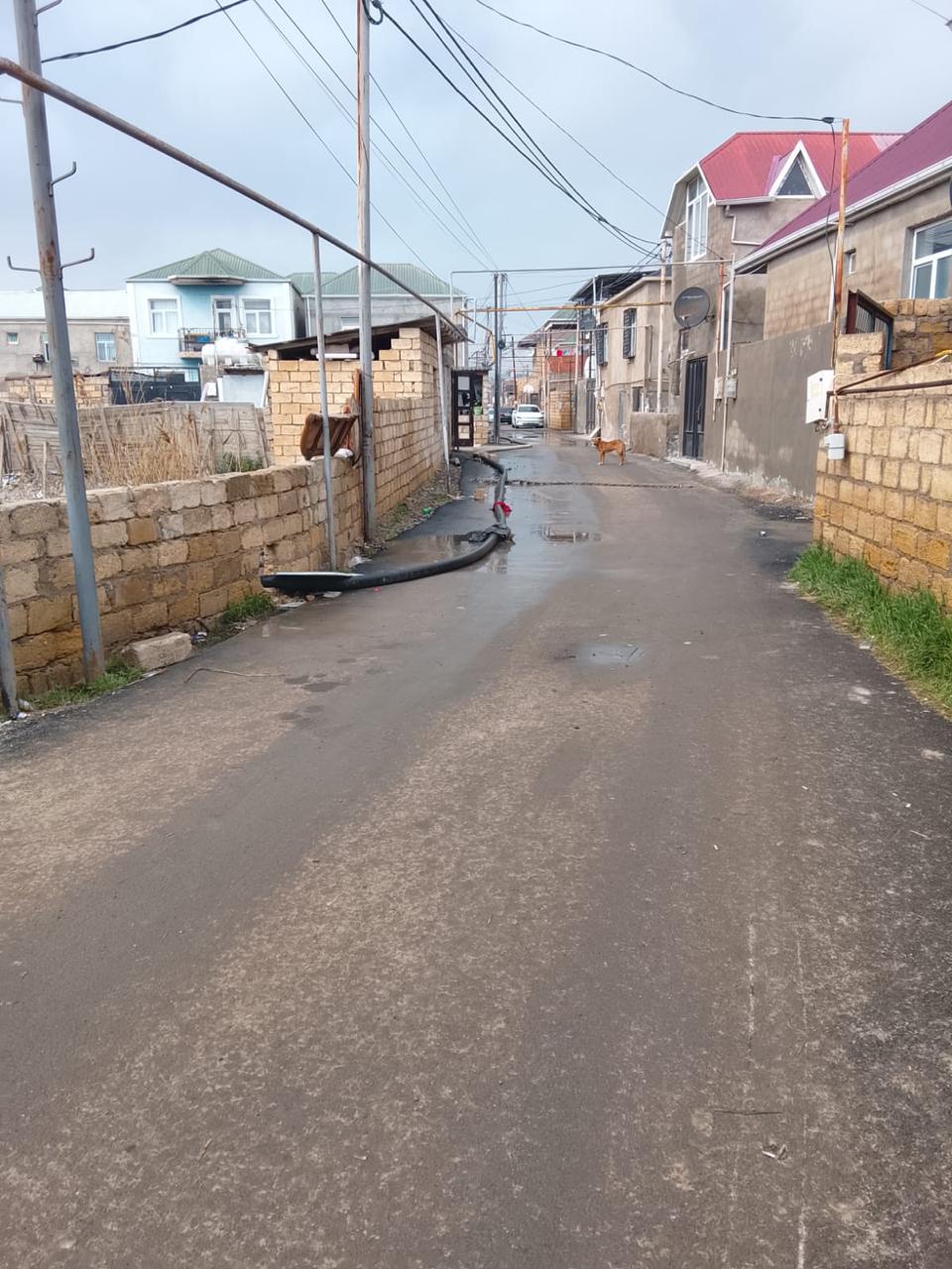 Дома Абшерона спасают от подтоплений