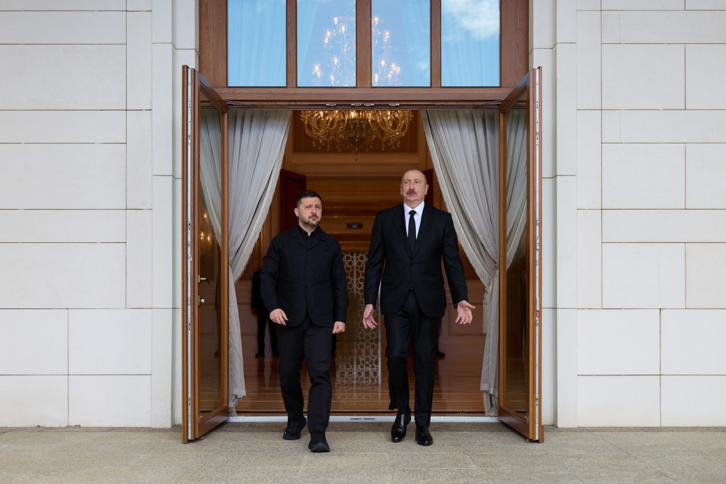 Ильхам Алиев Зеленский, Габала