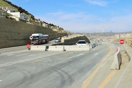 В Баку приступили к восстановлению дороги Бибиэйбат