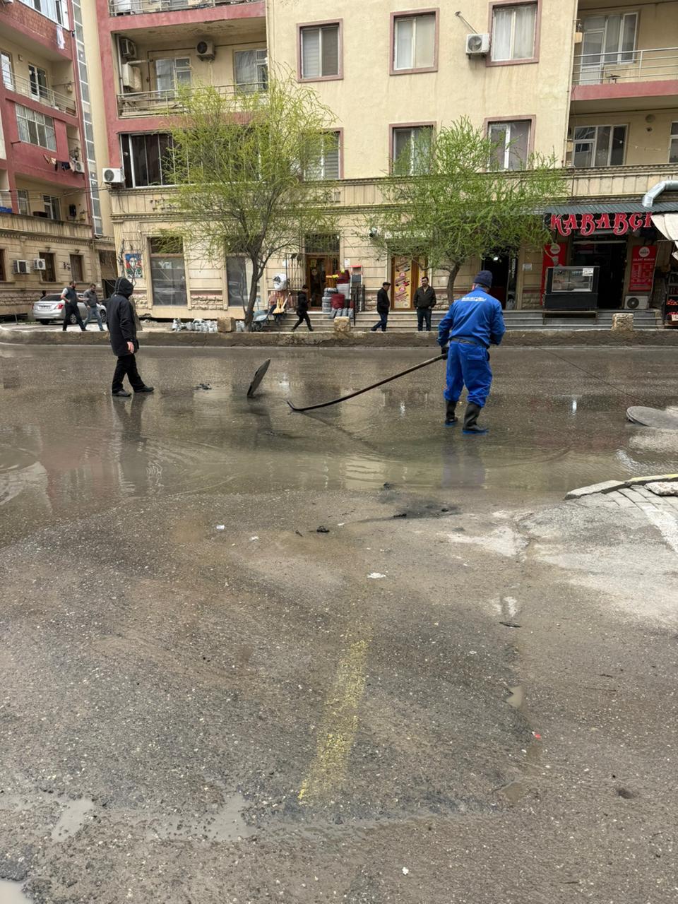 Дома Абшерона спасают от подтоплений