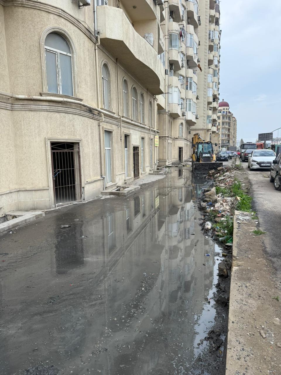 Дома Абшерона спасают от подтоплений