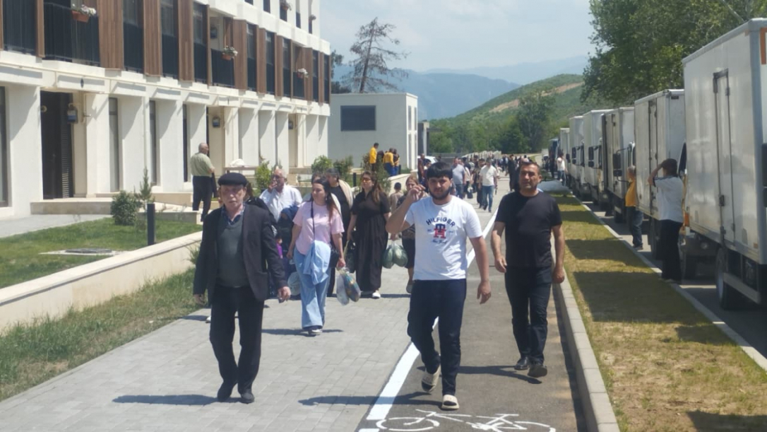 Очередная группа переселенцев прибыла в Зангилан