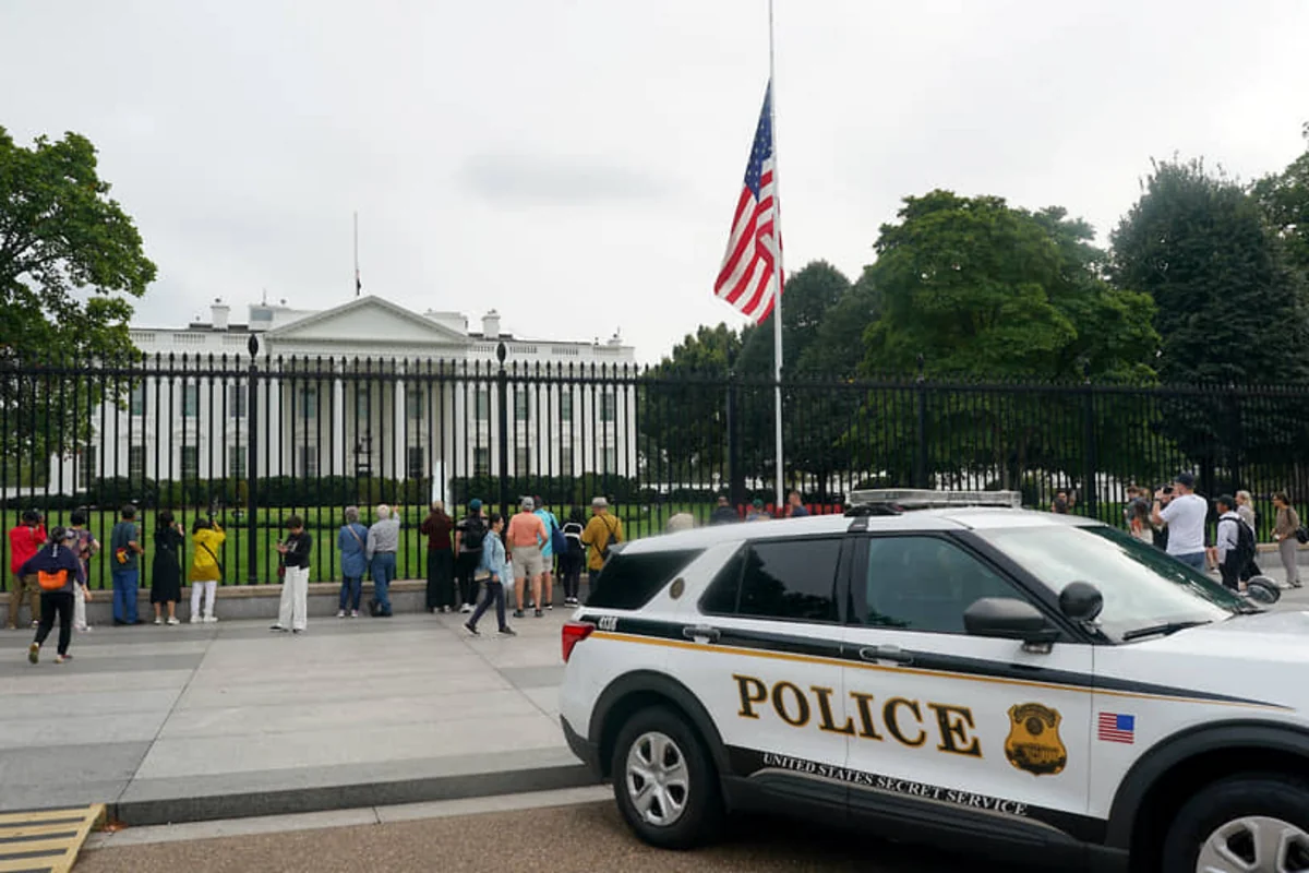 Стрельба у Белого дома во время выступления Трампа
