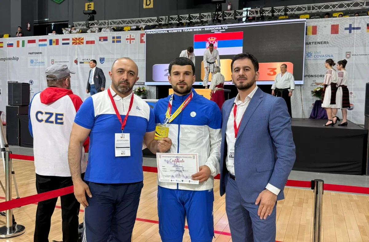 Азербайджанский каратист завоевал титул чемпиона Европы