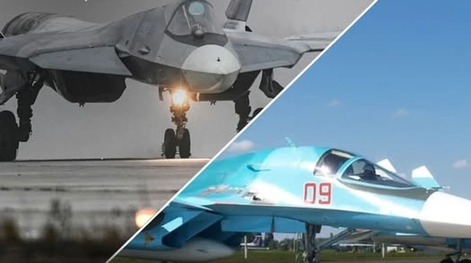 ВСУ поразили российские самолеты Су-57 и Су-34
