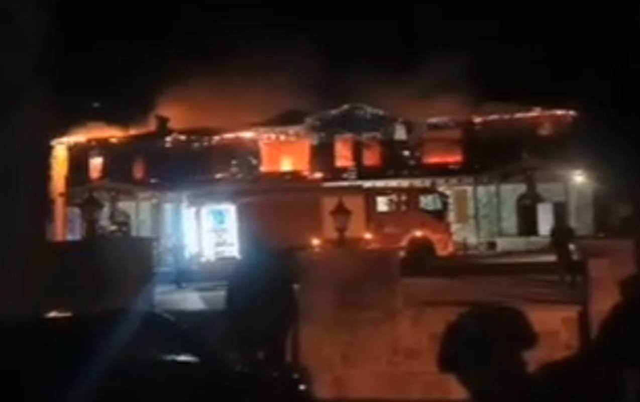 Крупный пожар в музее винного завода в Габале 3 Крупный пожар в музее винного завода в Габале