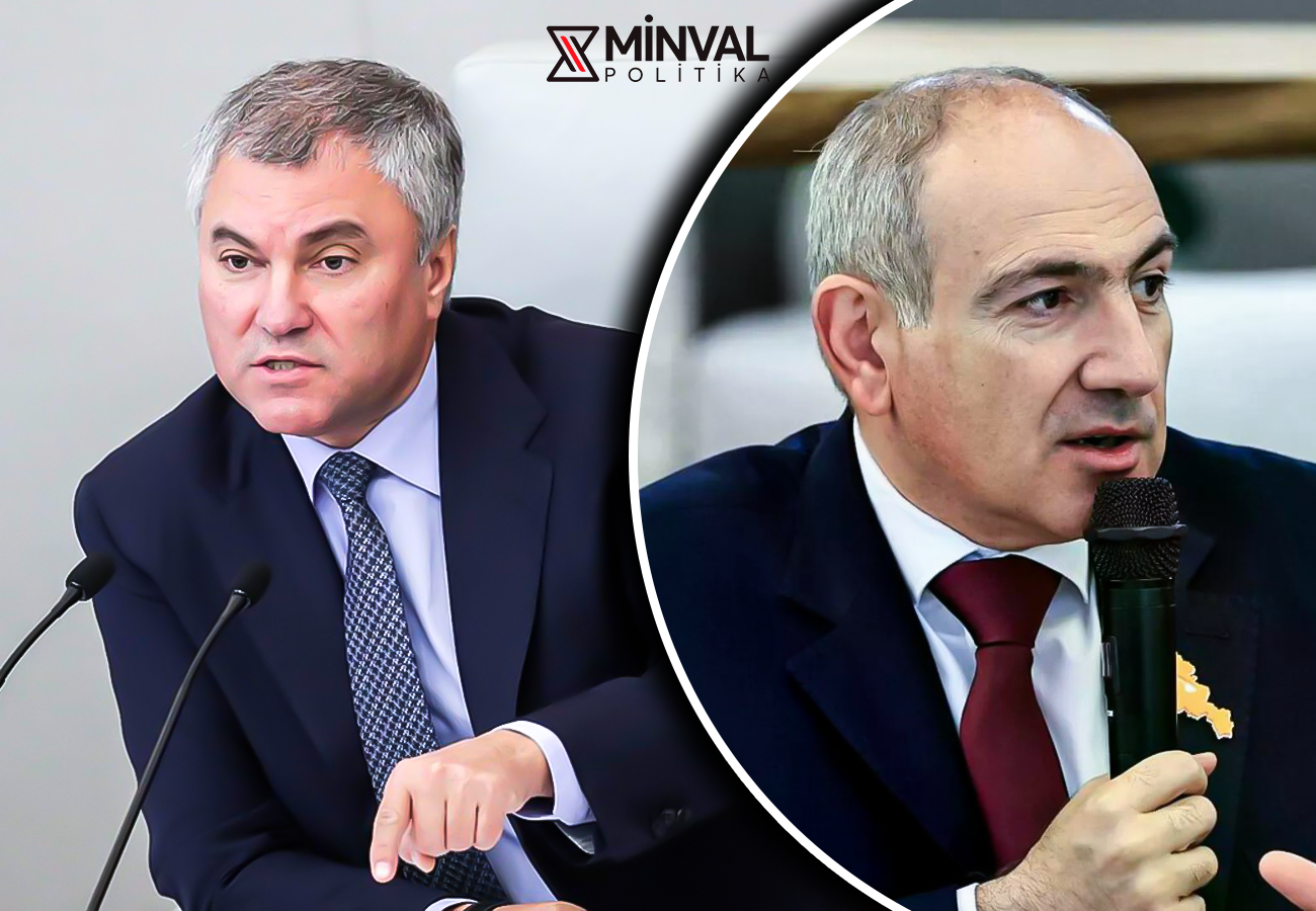 Володин обрушился на Пашиняна и назвал его непорядочным