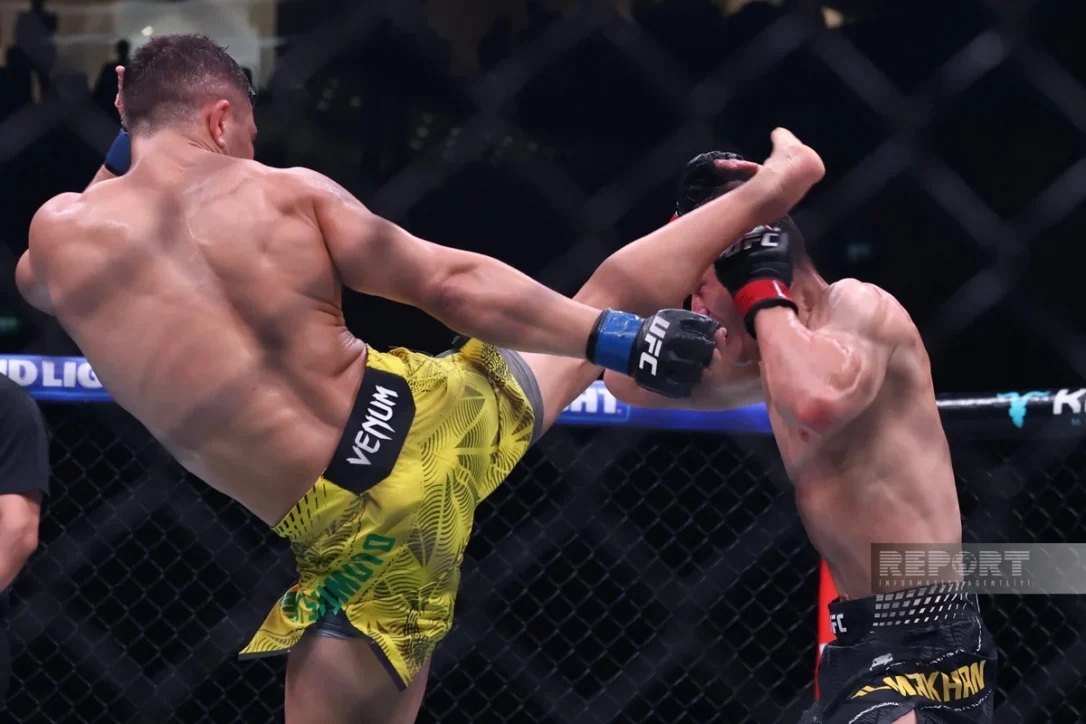 Австралиец Каан Офли одержал досрочную победу на турнире UFC Fight Night в Баку