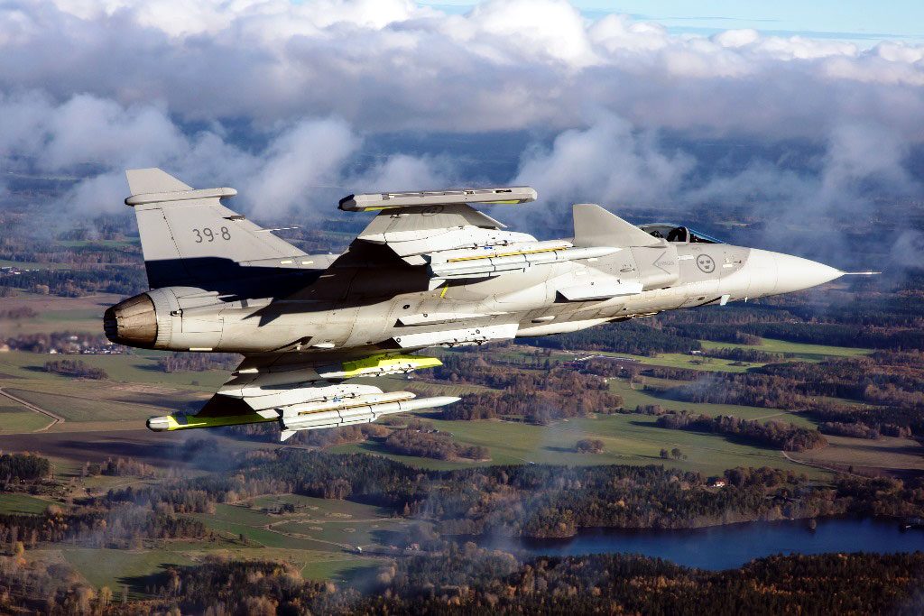 Украина закупает у Швеции 16 истребителей Gripen E