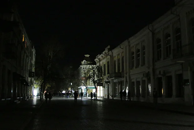 В Крыму произошел полный блэкаут