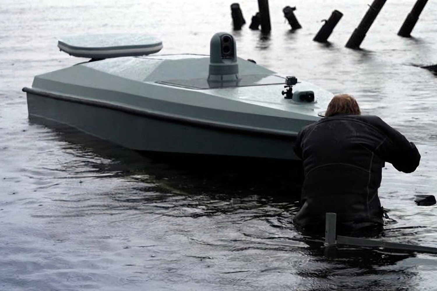 Украинский морской дрон сдетонировал в порту Констанца на Черном море