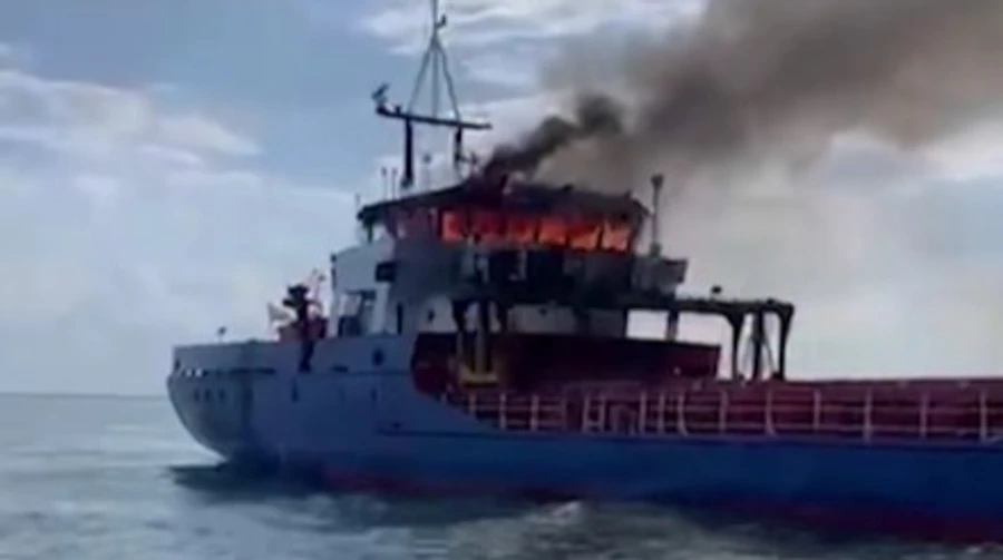 Россия атаковала судно с кукурузой в Одесской области 2 Россия атаковала судно с кукурузой в Одесской области