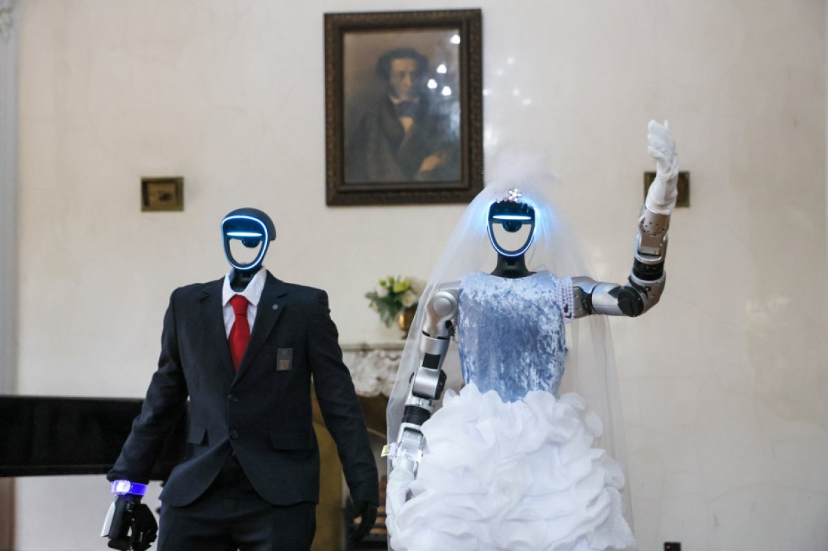 В России впервые официально «поженили» роботов 3 В России впервые официально «поженили» роботов