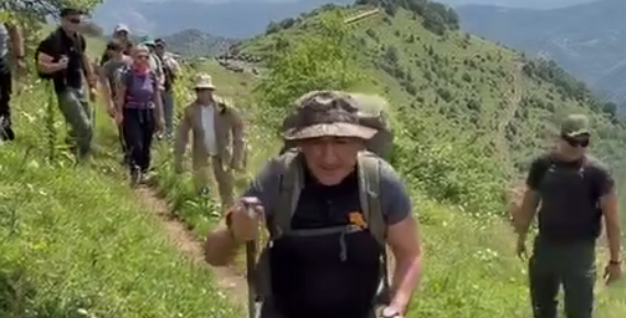 Пашинян ушел в горы