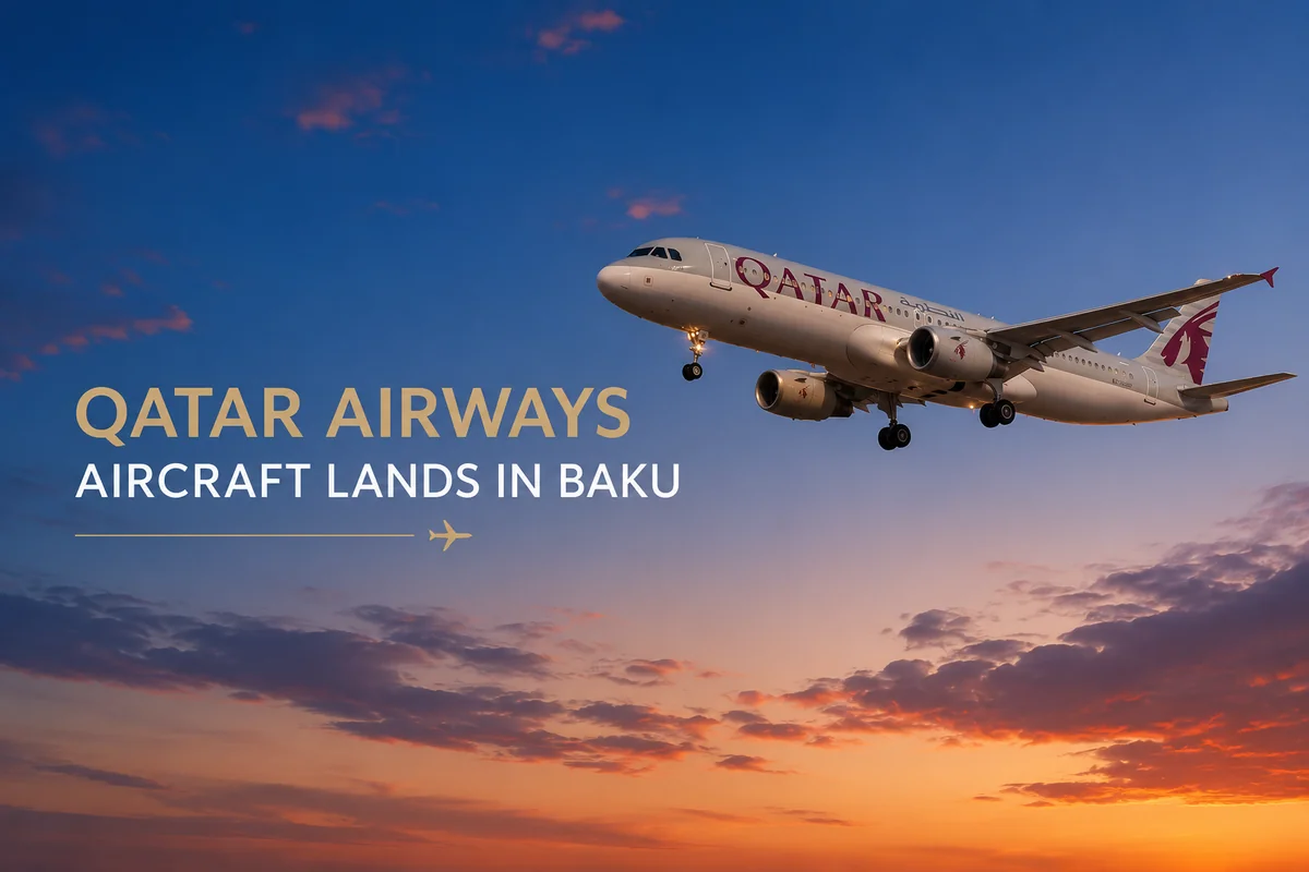 Летевший в Тбилиси самолет Qatar Airways совершил внеплановую посадку в Баку