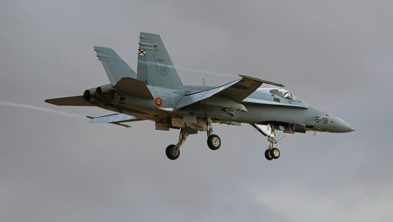 Испанский F-18 уничтожил БПЛА над Румынией