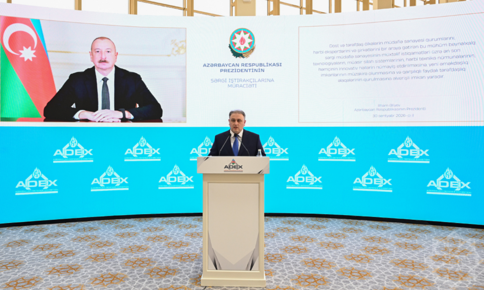 В Баку открылись выставки ADEX-2026 и Securex Caspian 2 В Баку открылись выставки ADEX-2026 и Securex Caspian