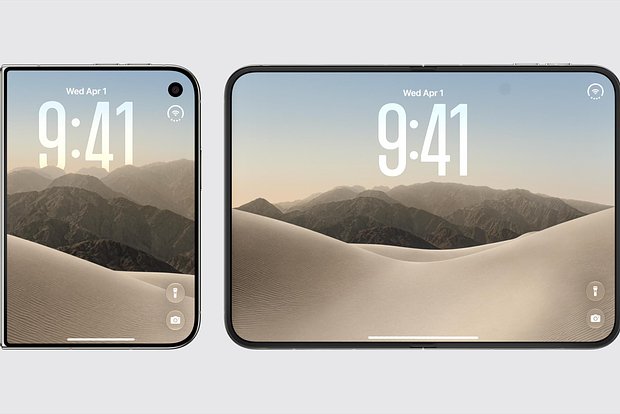Apple показала складной iPhone Duo с двумя экранами