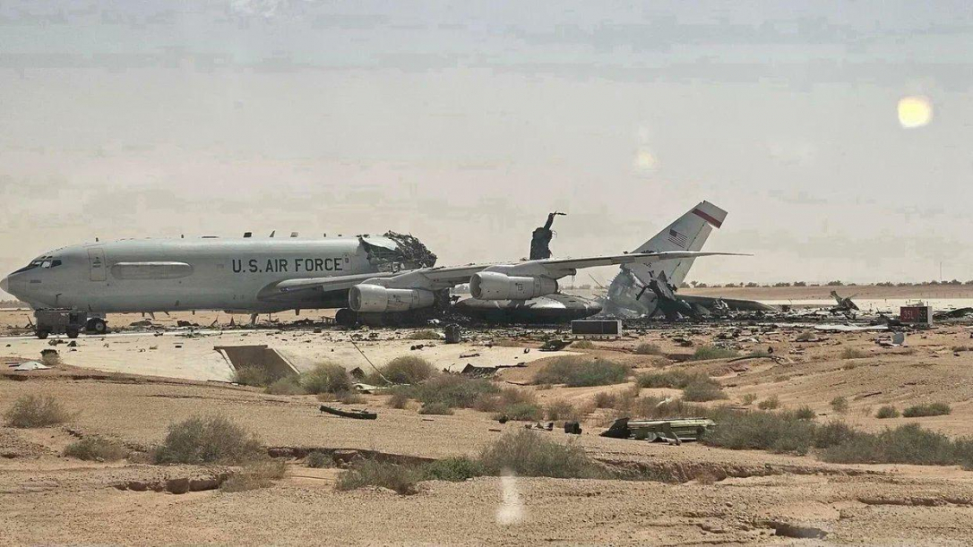Появились кадры масштабных разрушений на американских базах после ударов Ирана