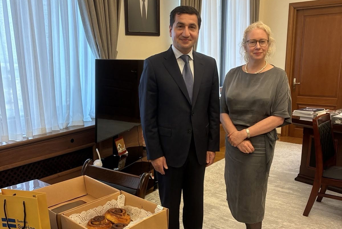 Хикмет Гаджиев провел встречу с послом Швеции